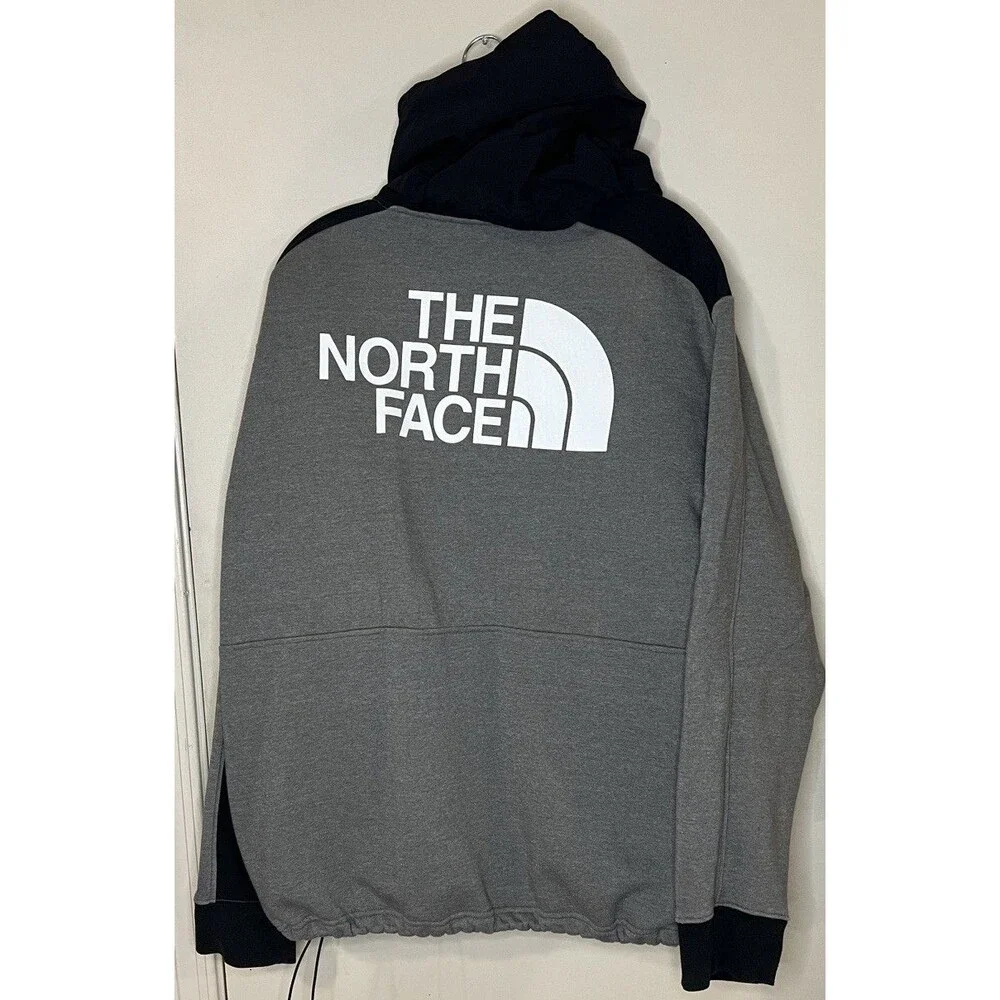 The North Face Mens L 1/4 zip Hoodie Logo Pockets NF0A3XB2